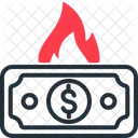 Money burning  Icon