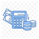 Money Calculator Dollar Calculator Dollar Balance Icon