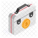 Money Case Briefcase Icon