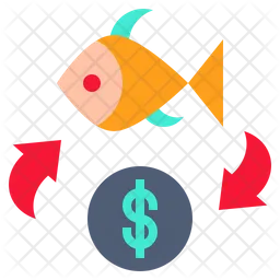 Money Change Fish  Icon