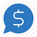 Message Dollar Dialog Icon