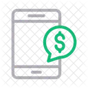 Message Dollar Mobile Icon