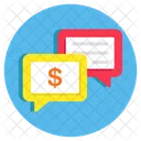 Money Chat Money Conversation Money Message Icon