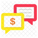 Money Chat Money Conversation Money Message Icon