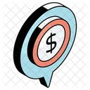 Money Chat Money Conversion Money Communication Icon