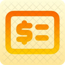 Money-check-dollar  Icon
