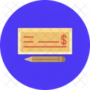 Money Check Payment Cheque Icon