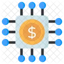 Money Processor Money Chip Money Microchip Icon