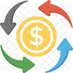 Money Circulation  Icon