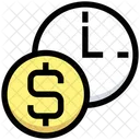 Money Clock Timer Time Icon