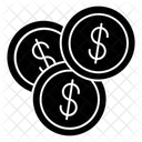 Dollars Coins Dollar Coins Icon