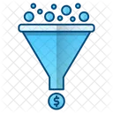 Money Conversion Funnel Icon