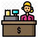 Money Counter Cash Drawer Billing Machine Icon