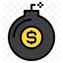 Currency Bomb Financial Icon