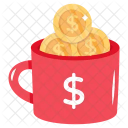 Money Cup  Icon