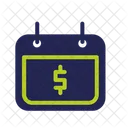 Money Date Calendar Date Icône