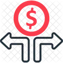 Money decision  Icon