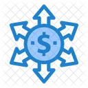 Money Direction Dollar Investment Currency Direction Icon