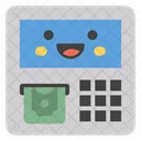 Money Dispenser Atm Emoji Atm Machine Emoticon Icon