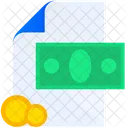 Money Document  Icon