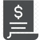 Money Document  Icon