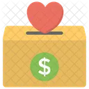 Donation Box Charity Collection Donation Bins Icon