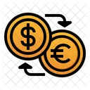 Money Exchange Dollar Euro Icon