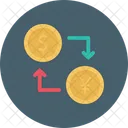 Transfer Dollar Yen Icon