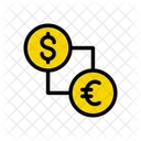 Dollar Exchange Euro Icon