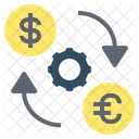Exchange Coin Transfer Icon