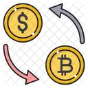Transfer Dollar Exchange Icon