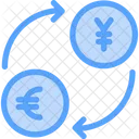 Exchange Euro To Yen Icon