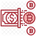 Money Exchange Bitcoin Cryptocurrency Icon