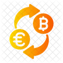 Money Exchange Bitcoin Cryptocurrency Icon