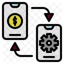 Money Exchange Process Exchange Process Icon