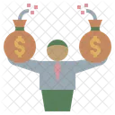 Money Explosion Dollar Explosion Dollar Bomb Icon