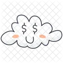 Money Eye cloud  Icon