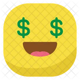 Money Eyes Face Emoji Icon