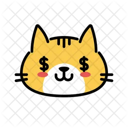 Money face Emoji Icon