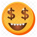 Money Face Emoji Icon