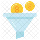 Money Filter Funnel Icon