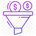 Funnel Filtration Conversion Icon