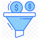 Funnel Filtration Conversion Icon