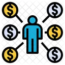 Customers Money Coin Icon