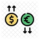 Money Flow Bank Coin Icon