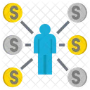 Customers Money Coin Icon