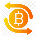 Money Flow Bitcoin Cryptocurrency Icon