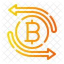 Money Flow Bitcoin Cryptocurrency Icon