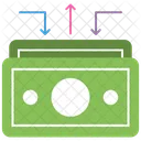 Money Flow Cash Icon