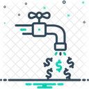 Money Flow Cashflow Faucet Icon